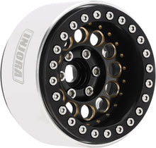 Load image into Gallery viewer, Super Heavy 1.9" Beadlock Wheel Rim in Brass-Aluminum Mix for 1/10 RC Crawlers