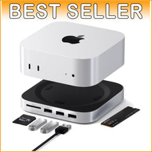 Load image into Gallery viewer, Optimized Mac Mini M4 Dock with Fast USB Ports, Enclosure &amp; Self-Cooling Design