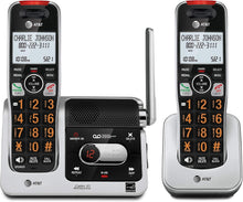 Load image into Gallery viewer, DECT 6.0 Cordless Phone System - 2 Handsets, Call Blocking &amp; Answering Machine