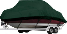 Load image into Gallery viewer, Forest Green Marine Cover for 20'-22' Bass &amp; Runabout Boats - Secure Fit Design