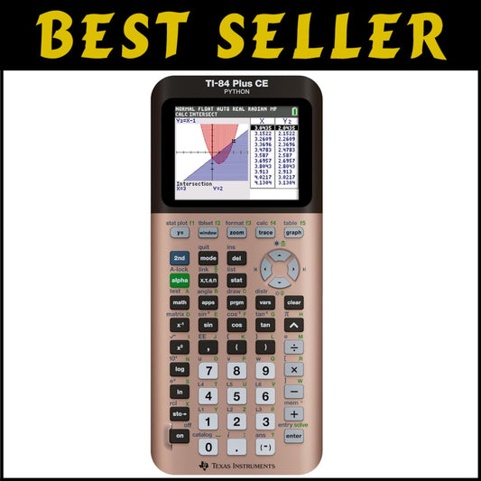 Rose Gold TI-84 Plus CE Graphing Calculator - Perfect for Students & Educators