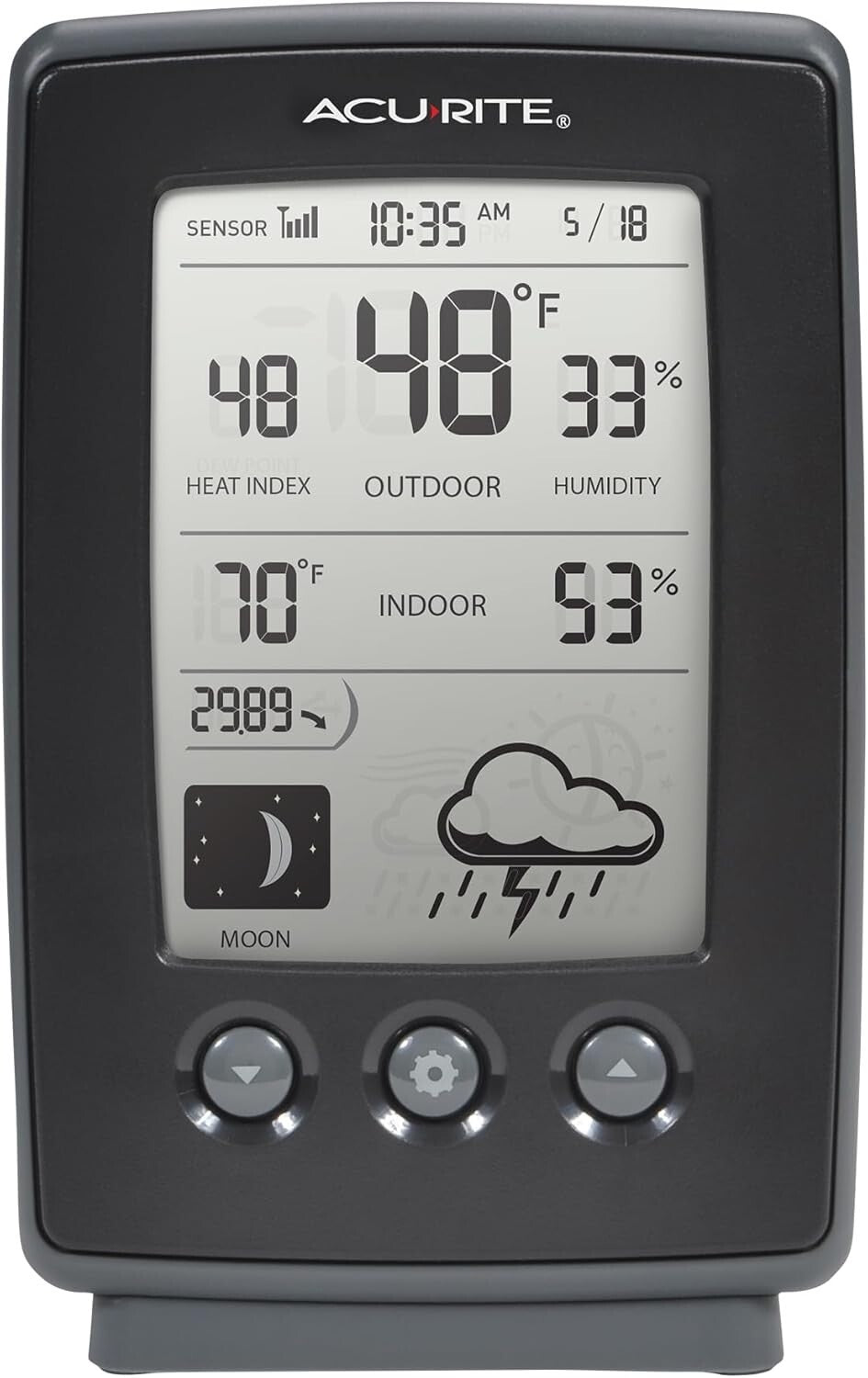 Personalized Digital Weather Station with LCD Display - Ideal Home Companion