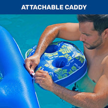 Load image into Gallery viewer, Luxury 2-in-1 Recliner Pool Float: Adjustable Lounge with Carry Caddy – Adults