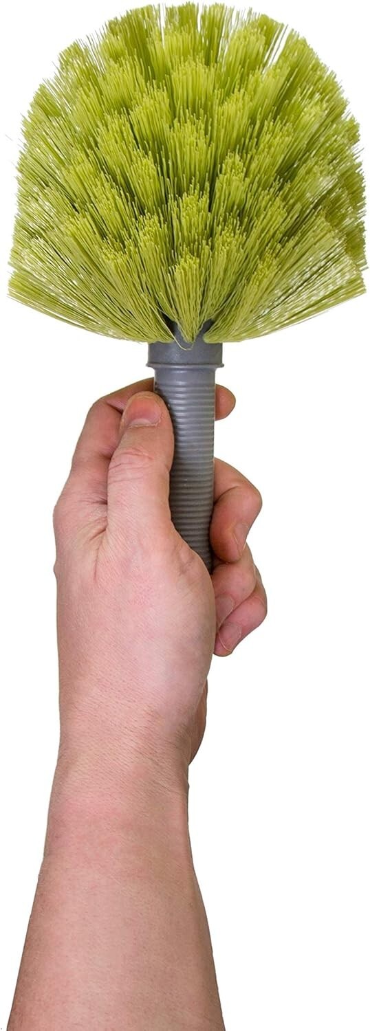 All-in-One 6-24 Ft Telescoping Cleaning Kit with Cobweb Duster & Window Squeegee