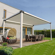 Load image into Gallery viewer, Retro Black Silver Pergola Brackets for 4x4 Posts - Rust Resistant 90° Angle