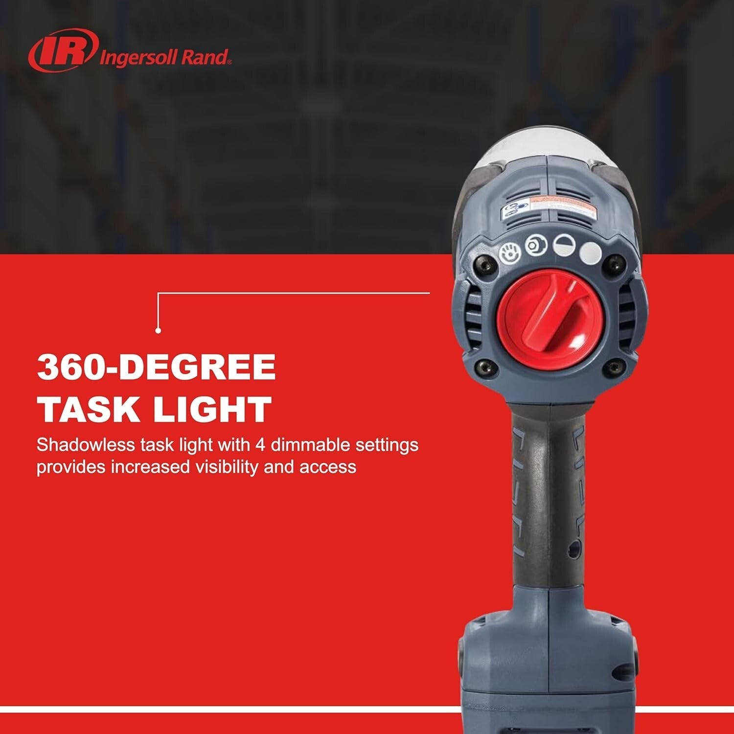 Compact 20V Impact Wrench - 1500 ft-lbs Torque, 2 Lithium Batteries & Charger