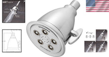 Load image into Gallery viewer, Adjustable 2.5 GPM Hotel Shower Head - Anystream Massage Technology in Chrome