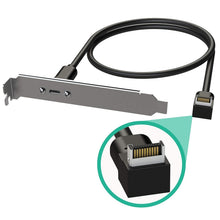 Load image into Gallery viewer, Secure USB-C Internal Extension Adapter with Gold-Plated Connections - 80cm