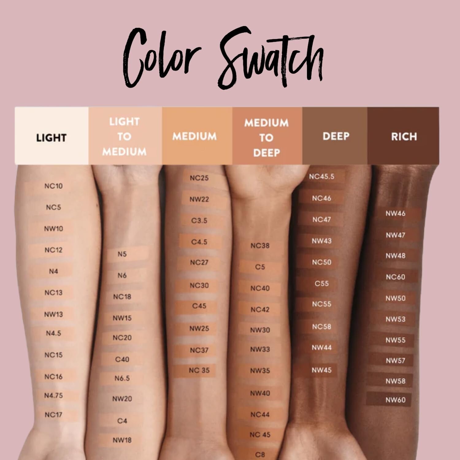 Best Bronze Waterproof Tattoo Cover-Makeup - Full Coverage Body Foundation NC49