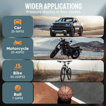 Load image into Gallery viewer, Rechargeable Tire Inflator with Digital Gauge - Ideal for Cars &amp; Sports Balls