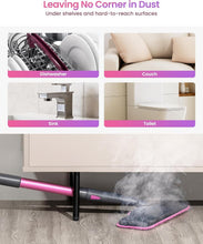 Load image into Gallery viewer, Versatile Dual-Rod Steam Mop with Handheld Steamer &amp; Multi-Purpose Accessories