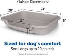 Load image into Gallery viewer, Durable Indoor Dog Litter Pan - Large Size for Puppies and Small Dogs