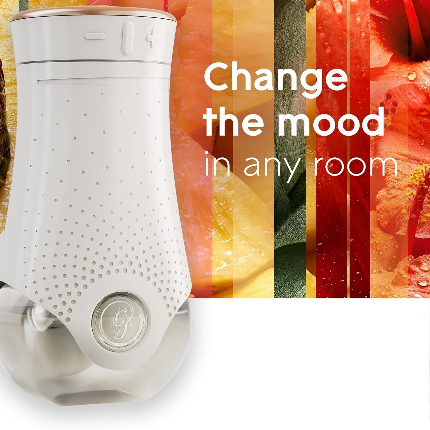 Adjustable Hawaiian Breeze PlugIns Air Freshener - 6 Refill Bottles, 50 Days