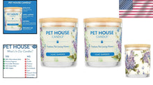 Load image into Gallery viewer, Scented Soy Candles for Pet Lovers - 2 Pack Lilac Garden Odor Eliminator