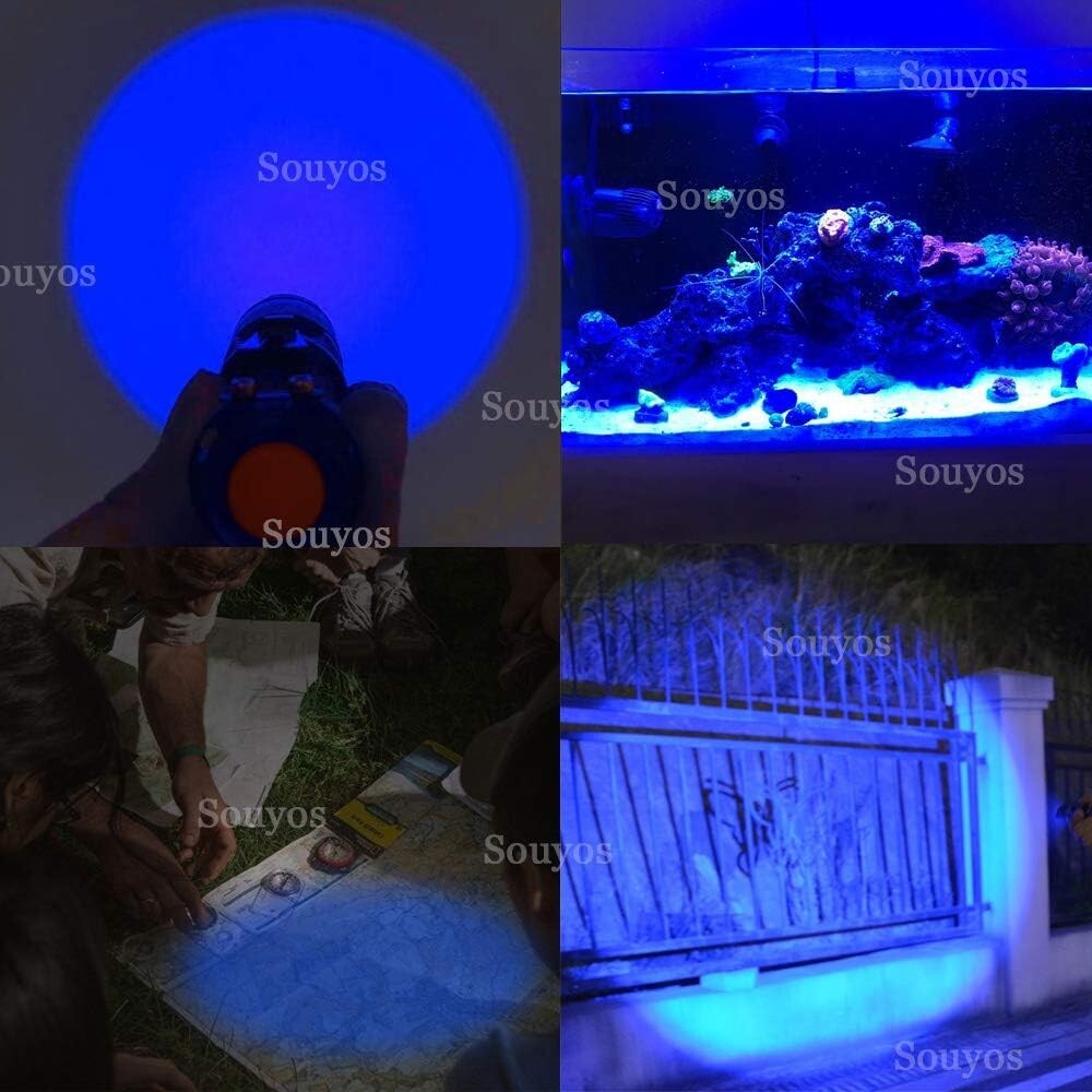 Portable Tactical LED Flashlight Set: Ideal for Night Fishing, Tracking & Safety