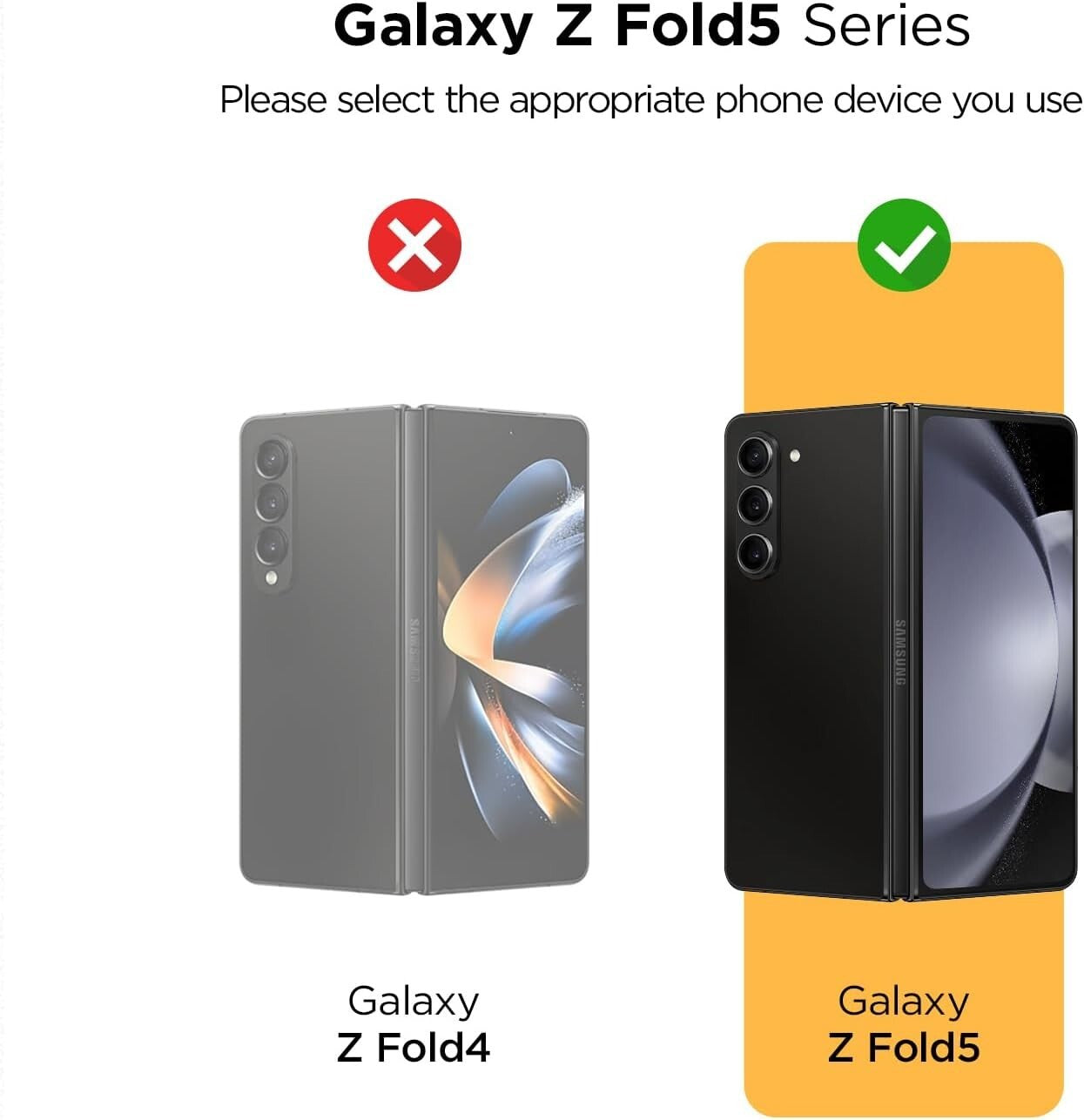 All-Around Protection Phone Case for Galaxy Z Fold 5 with Anti-Scratch Features