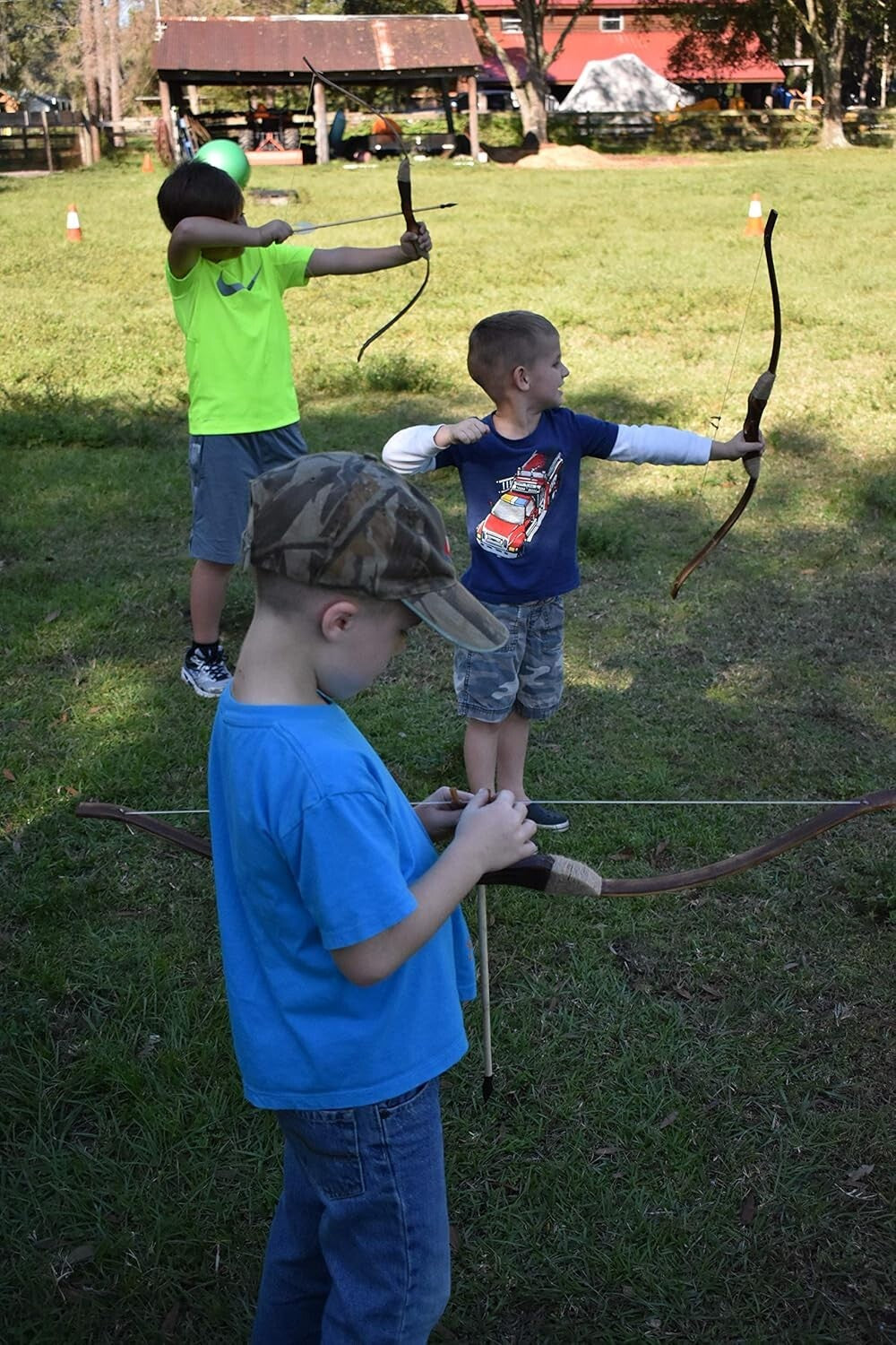 33-Piece Wooden Bow and Arrow Set - Ideal Beginner Archery for Kids & Teens