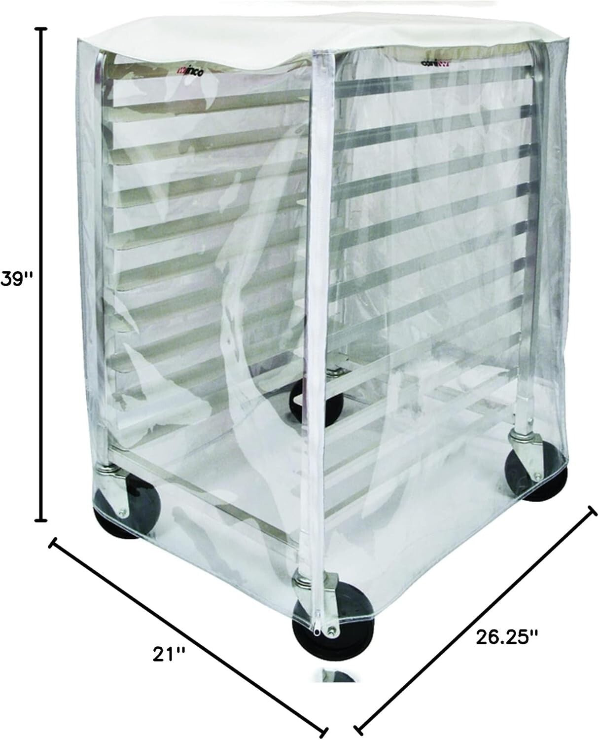 10-Tier Aluminum Sheet Pan Rack with 3" Spacing – Heavy-Duty & Portable