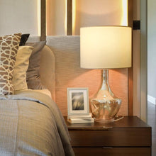 Load image into Gallery viewer, Stylish 16"x16"x12" Linen Lampshade for Table and Floor Lamps - Modern Design