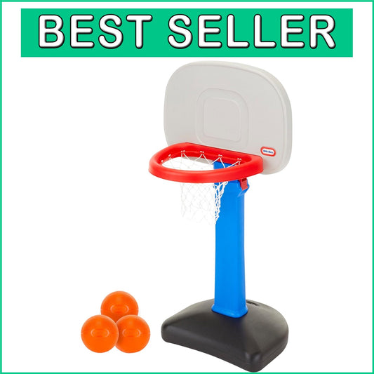 Kids' Basketball Set - Indoor and Outdoor Play with Easy Height Adjustment