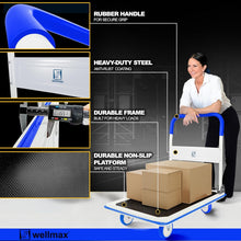 Load image into Gallery viewer, Easy-Store Heavy-Duty Dolly with 360° Wheels - Ideal for Moving &amp; Transport