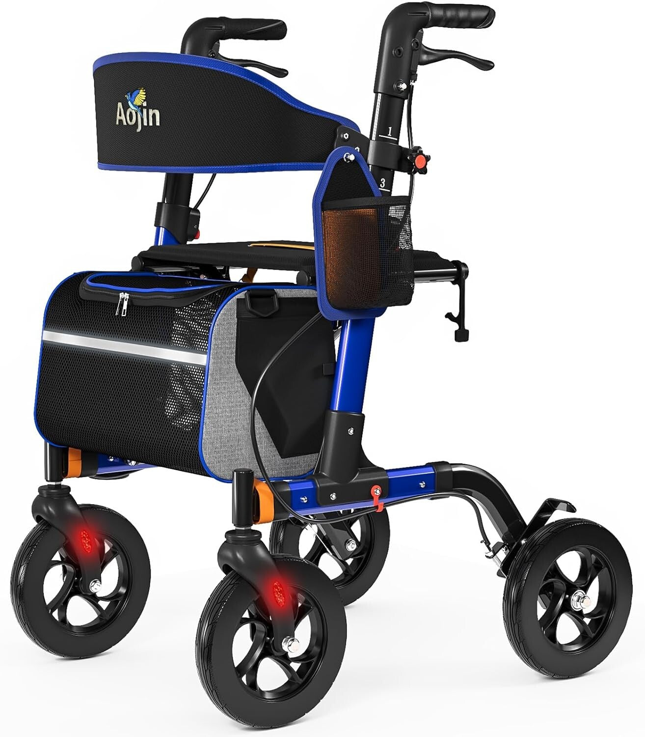 All-Terrain Senior Walker - Adjustable, Lightweight, and Safety First Features