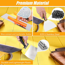 Load image into Gallery viewer, 8-Piece Stainless Steel Drywall Knife Set with Ergonomic Handles for Optimal ...
