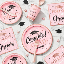 Load image into Gallery viewer, Graduation Party Decor Set - 350 PCS Disposable Tableware for Class of 2025