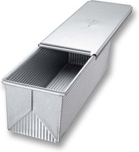Load image into Gallery viewer, Commercial-Grade Pullman Loaf Pan Set of 2 - 9 x 4 x 4 | Non-Stick Steel