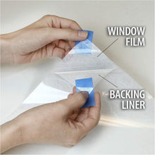 Load image into Gallery viewer, DIY-Friendly Clear Window UV Film - 48in x 12ft, Includes Tools for Easy Setup