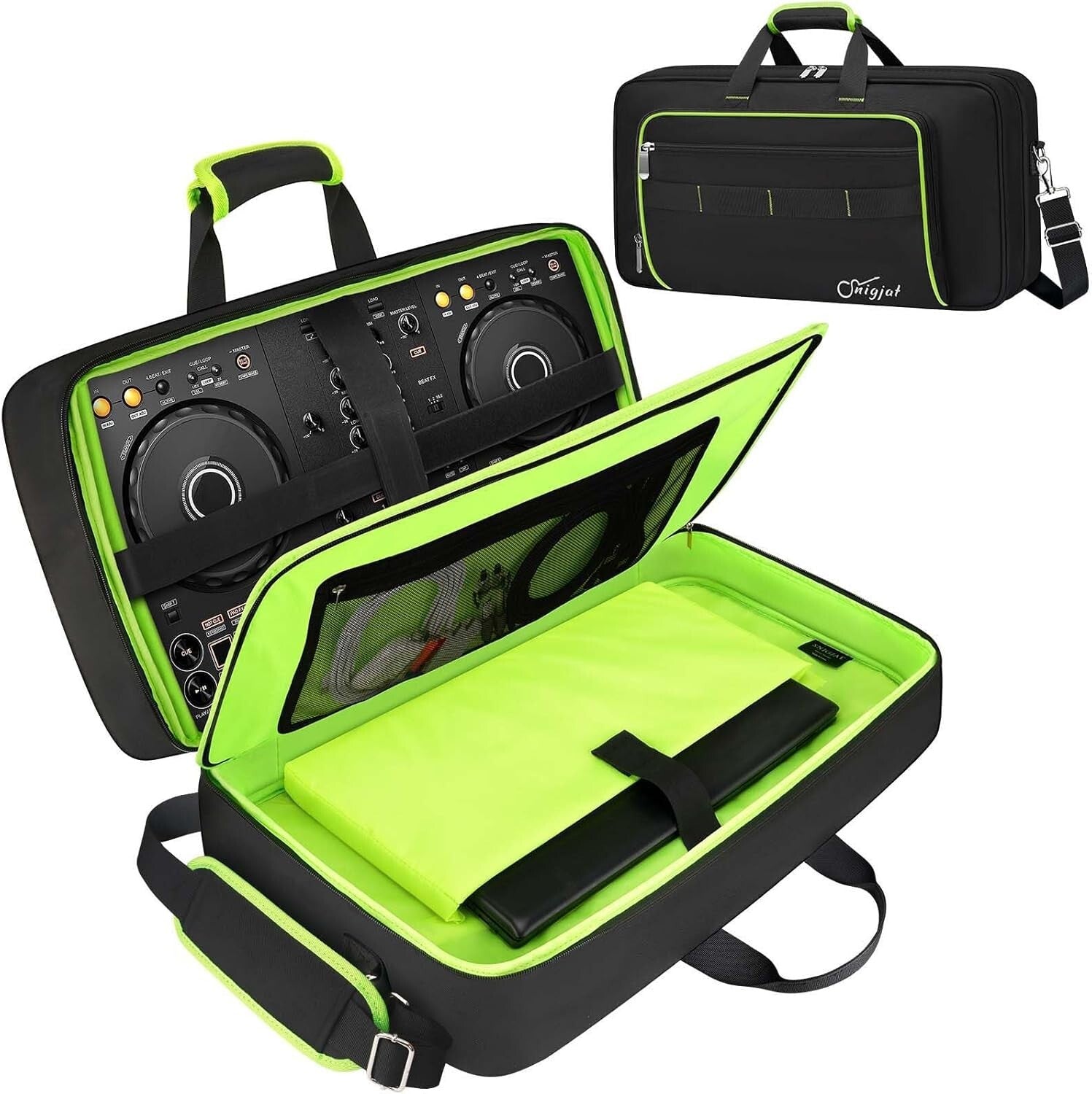 Elegant DJ Controller Case with 5 Pockets for Optimal Organization - 21.5"x11.8"