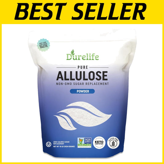 100% Pure Keto Friendly Allulose Sweetener - 10 lb, Natural Flavor, NO Fillers