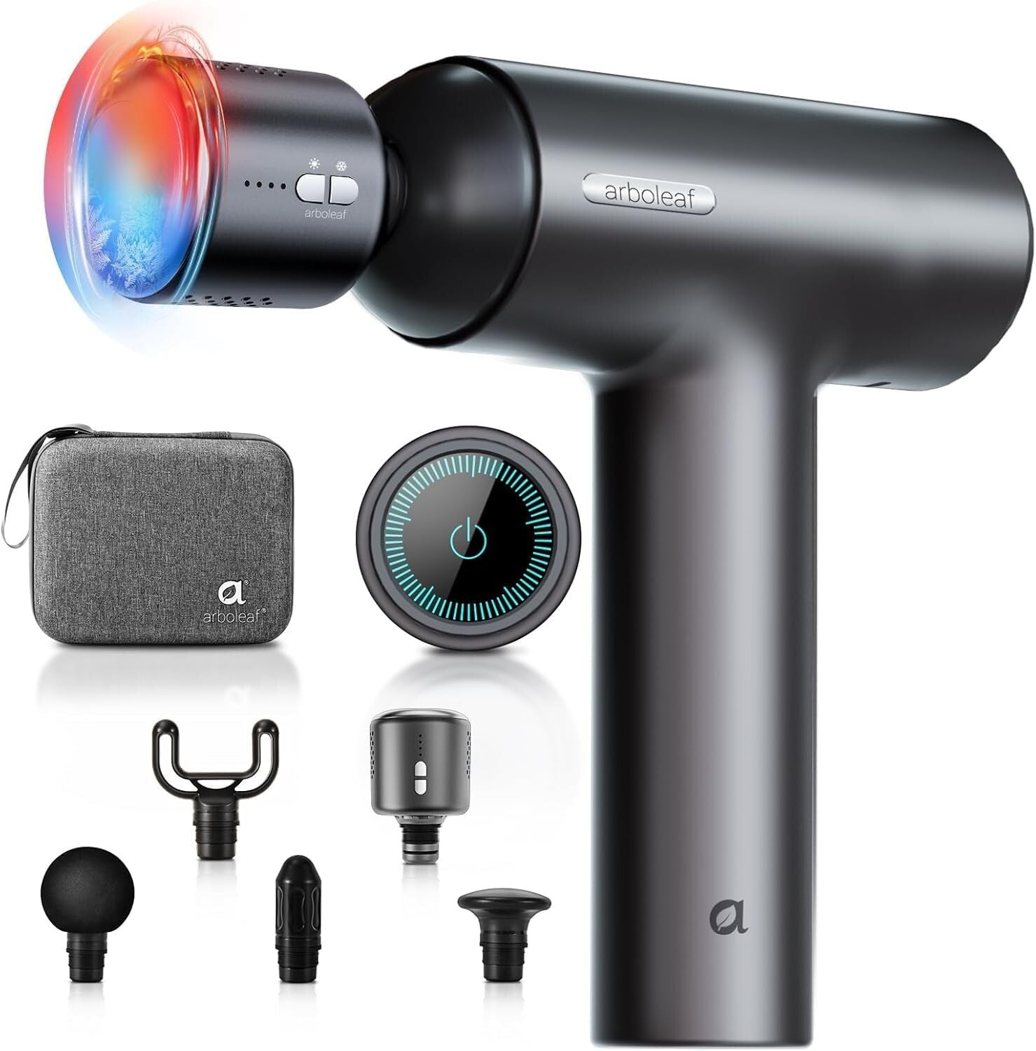 Battery-Powered Massage Gun with Touch Screen - Perfect for Muscle Recovery