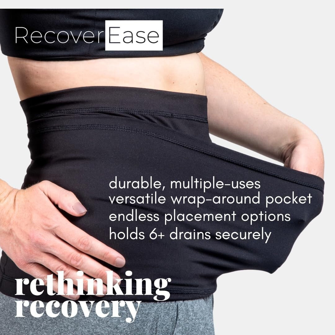 Day & Night Mastectomy Drain Holder for Enhanced Comfort - Adjustable Sizes