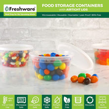Load image into Gallery viewer, 12 oz Clear Stackable Deli Containers with Lids – Ideal for Meal Prep &amp; Freezer