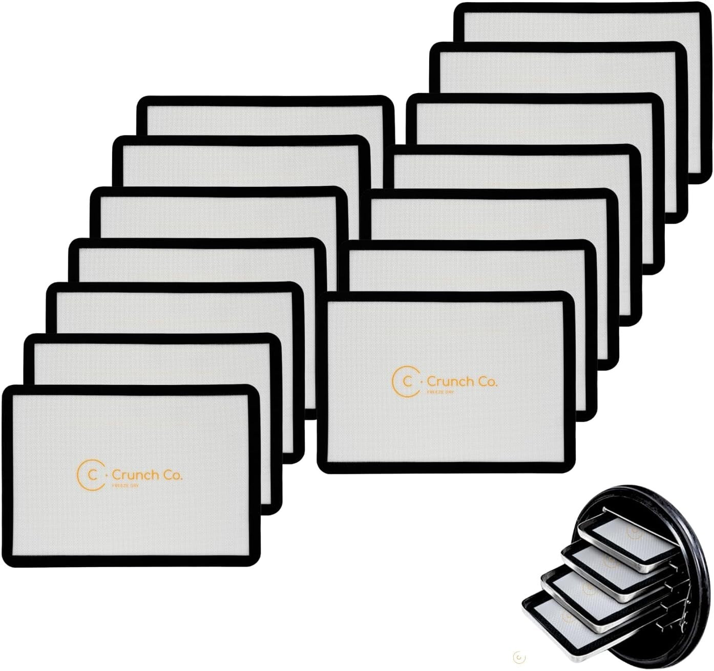 Durable Silicone Mats for Harvest Right Freeze Dryer - 14 Extra Large Sheets