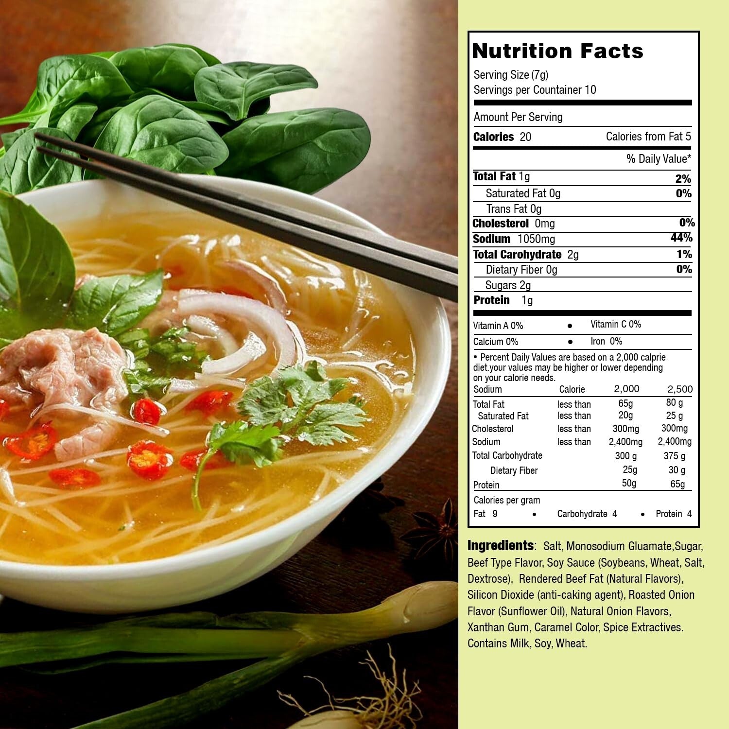 Authentic Beef Pho Soup Mix - Instant 12-Pack for Delicious Home Dining