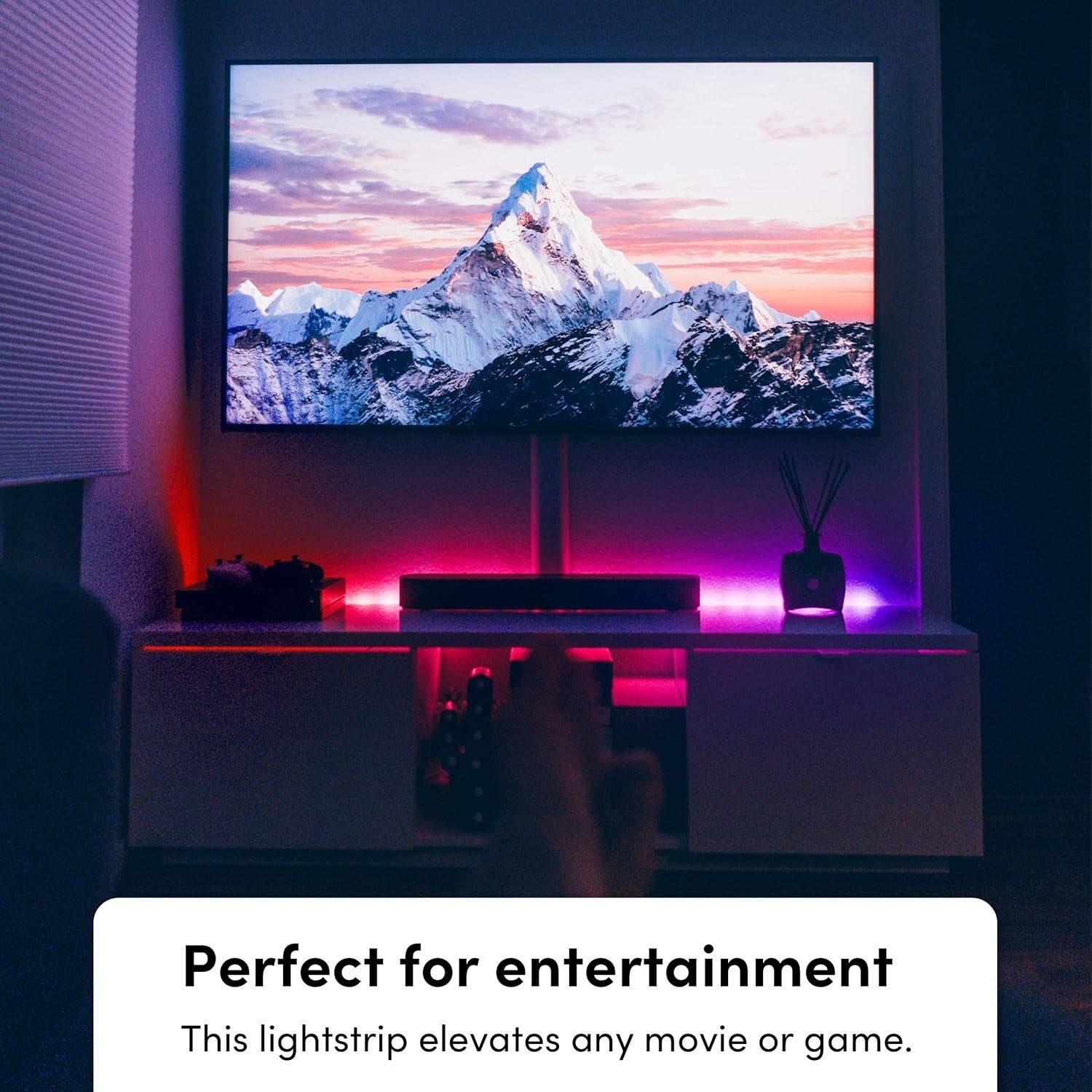 Responsive 80" LED Lightstrip and Two Smart Bulbs - Ultimate Color Experience