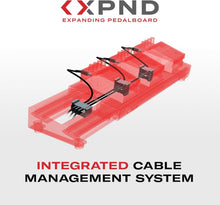 Load image into Gallery viewer, Innovative Lightweight Aluminum XPND Large Pedalboard with Cable Management