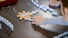 Load image into Gallery viewer, Premium Wooden Mexican Train Domino Game - Perfect Gift for Family Gatherings