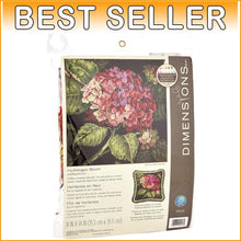 Load image into Gallery viewer, Stunning Blooming Hydrangea Needlepoint Craft Kit - Complete with Instructions