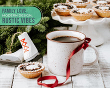 Load image into Gallery viewer, Charming Speckled Mugs - 14 oz Set of 6 for Coffee, Tea &amp; Rustic Enjoyment