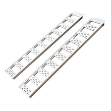 Load image into Gallery viewer, Fixed Aluminum Ramps with Traction Treads - Securely Load Lawn Tractors &amp; Mowers