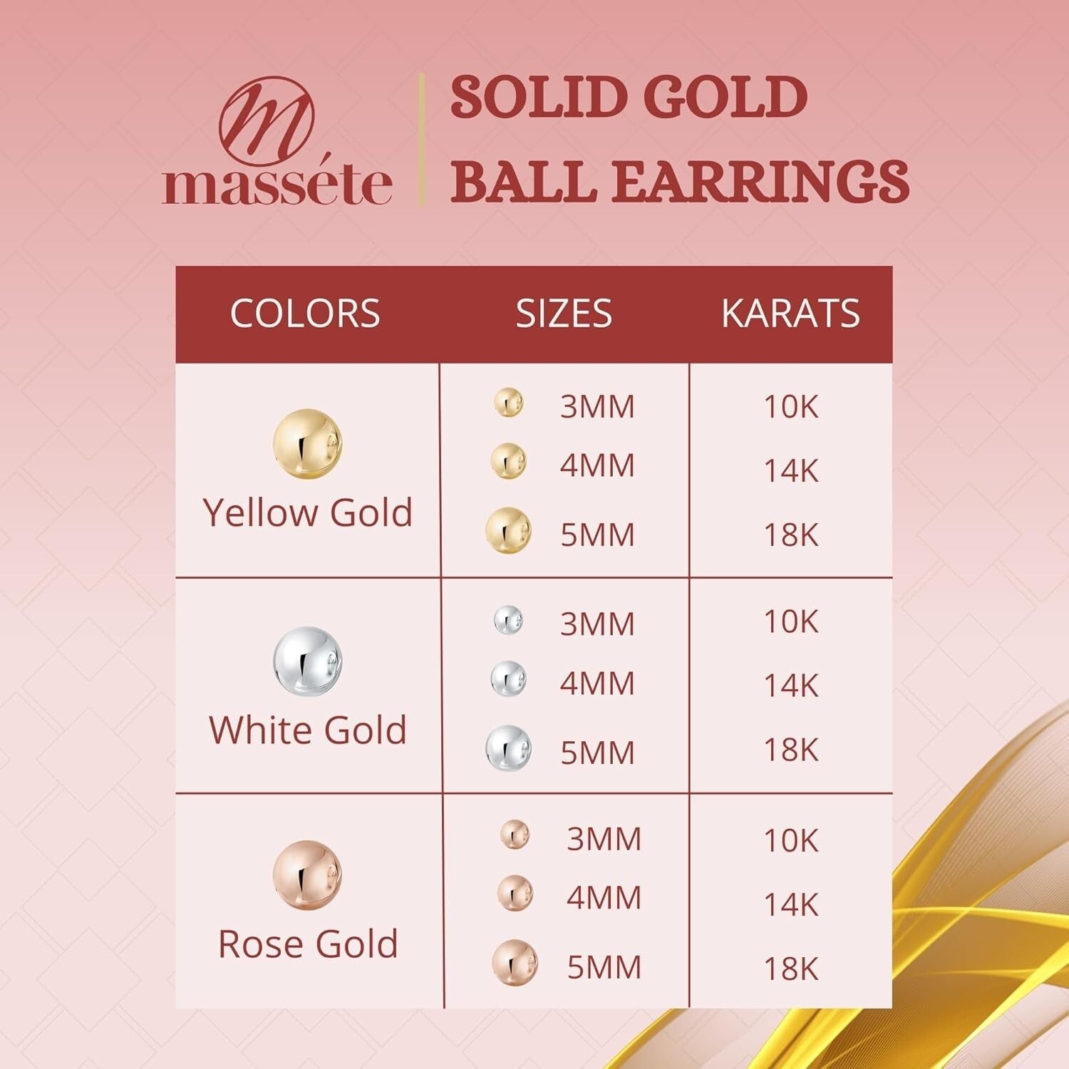 Hypoallergenic Screwback Gold Ball Earrings - Perfect for All Ages & Occasions