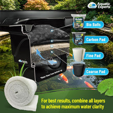 Load image into Gallery viewer, Premium 1-Inch Thick Koi Pond Filter Pad - Customizable White Bulk Roll