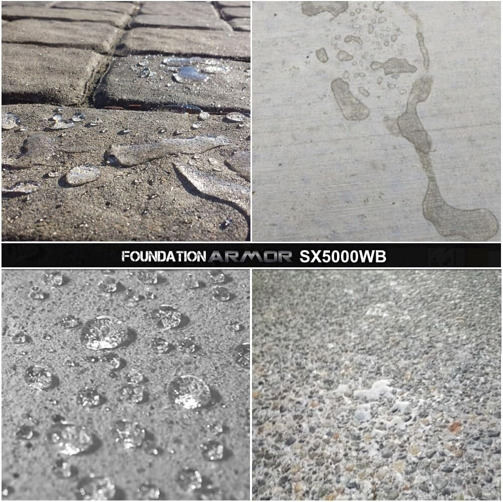 Professional Grade 5-Gallon Clear Water Repellent Sealer for Masonry Surfaces