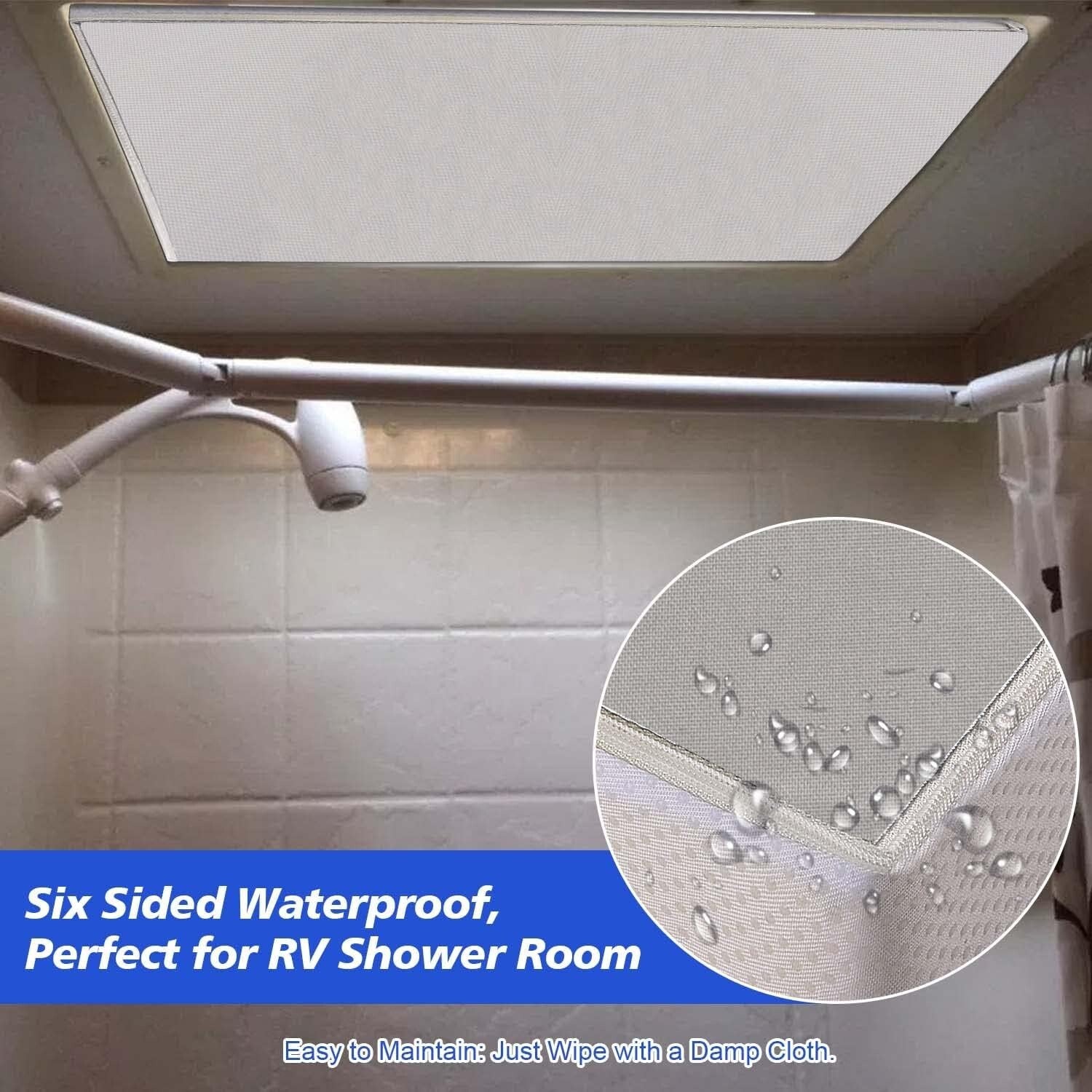 Durable Waterproof Non-Slip RV Skylight Cover - Perfect for Showers and Vents