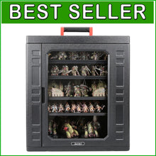 Load image into Gallery viewer, Premium Miniatures Transport Case – Adjustable Magnetic Trays for Organization