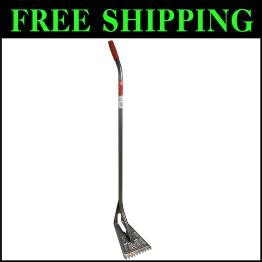 Classic Red 54-Inch Shingle Removal Tool with Ergonomic Grip for Comfort