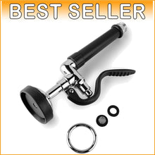 Load image into Gallery viewer, Commercial Grade Pre-Rinse Sprayer - Chrome Finished Black with Water Efficiency